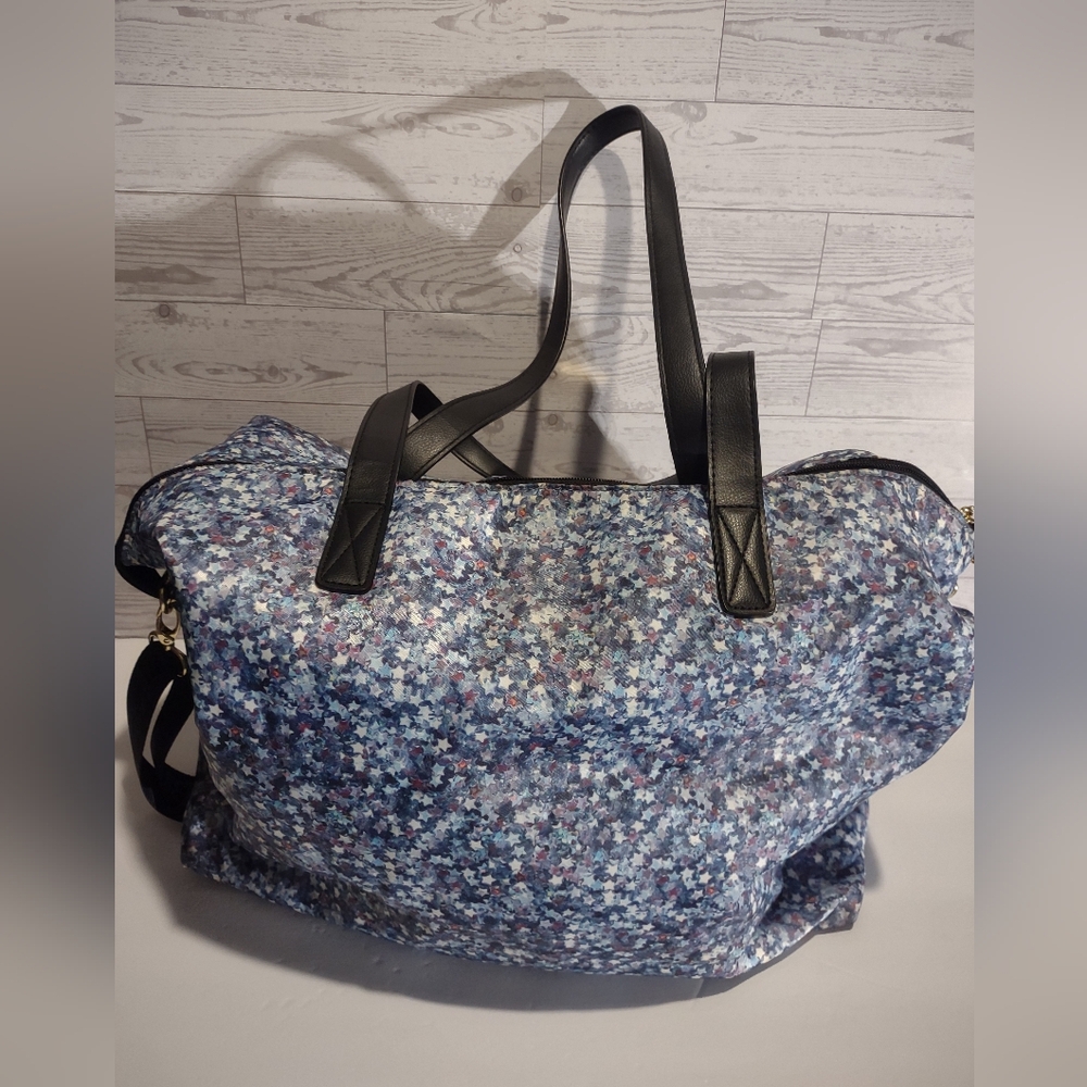 Betsey Johnson Blue Tote Bag Star Print - Picture 2 of 6